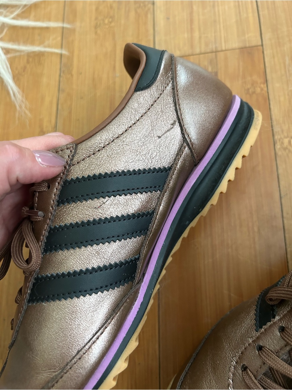 Adidas SL72 OG Bronze size 8 Like New - Picture 5 of 5